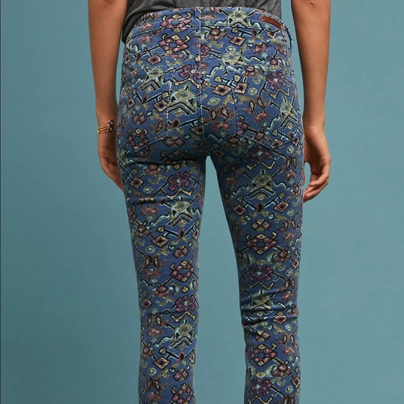 Corduroy High-Rise Skinny Jeans | Anthropologie - Picture 4 of 8